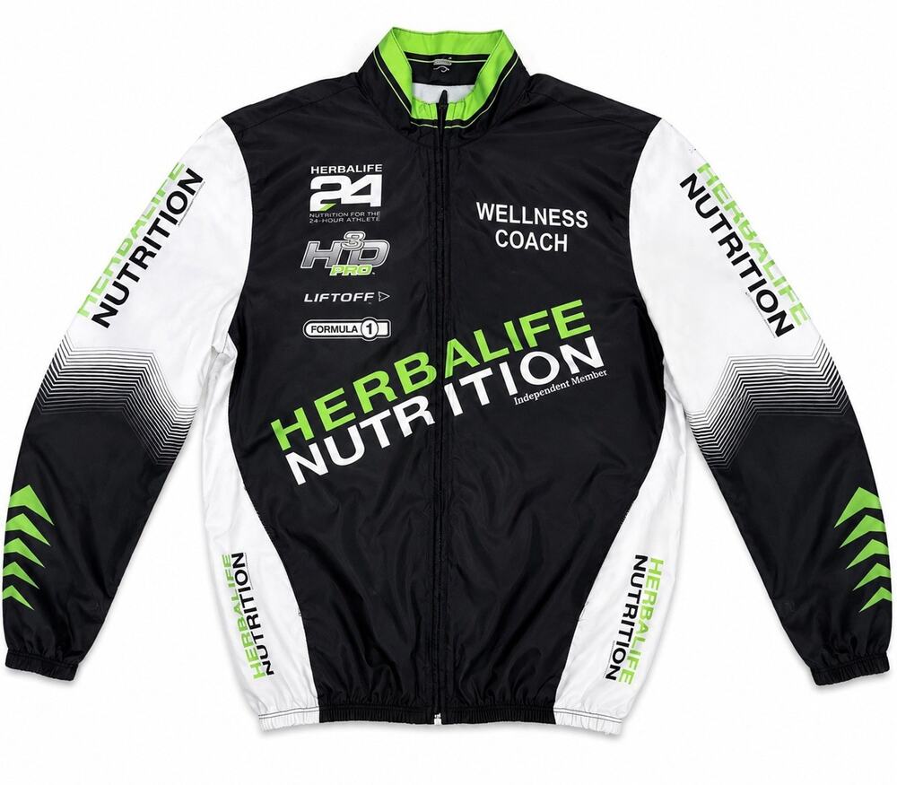 Herbalife Nutrition Cycling Jacket Wellness Coach Full Zip Size Small